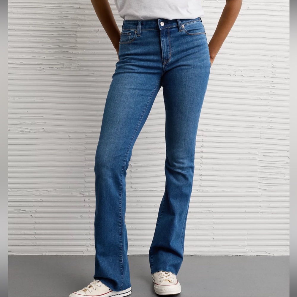 AE Next Level High-Waisted Skinny Kick Jean